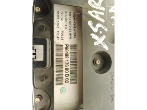 9648817680D, CUADRO INSTRUMENTOS CITROEN XSARA (N1)|Desguaces La Cabaña