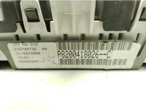 8200418026C, CUADRO INSTRUMENTOS RENAULT MODUS / GRAND MODUS (F/JP0_)|Desguaces La Cabaña