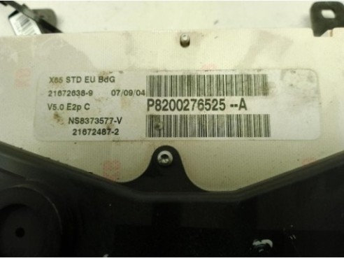 8200276525A, CUADRO INSTRUMENTOS RENAULT CLIO III (BR0/1, CR0/1)|Desguaces La Cabaña