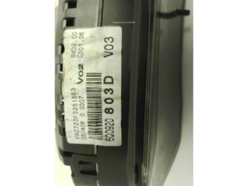 6Q0920803D, CUADRO INSTRUMENTOS VW POLO (9N_)|Desguaces La Cabaña