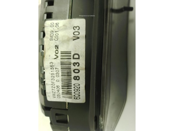 6Q0920803D, CUADRO INSTRUMENTOS VW POLO (9N_)|Desguaces La Cabaña