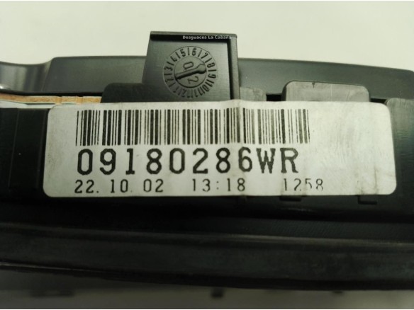 09180286WR, CUADRO INSTRUMENTOS OPEL VECTRA C (Z02)|Desguaces La Cabaña