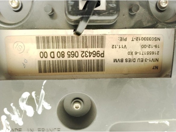 9643206580, CUADRO INSTRUMENTOS CITROEN XSARA (N1)|Desguaces La Cabaña