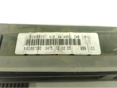 965166880,966007, CUADRO INSTRUMENTOS CITROEN XSARA PICASSO (N68)|Desguaces La Cabaña