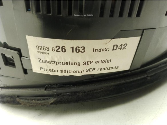 0263626163, CUADRO INSTRUMENTOS AUDI A4 (8E2, B6)|Desguaces La Cabaña