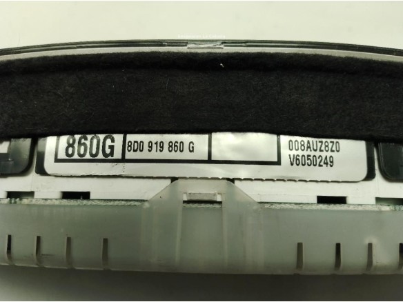 8D0919860G, CUADRO INSTRUMENTOS AUDI A4 (8D2, B5)|Desguaces La Cabaña