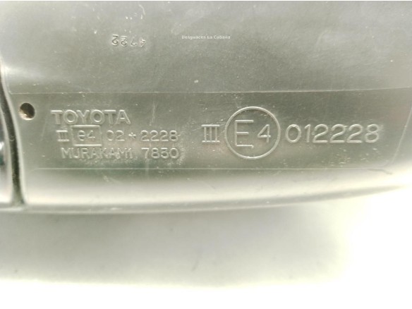 ESPEJO DER TOYOTA AVENSIS VERSO (_M2_)|Desguaces La Cabaña