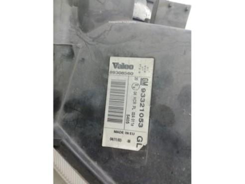 93175365 FARO DERECHO OPEL MERIVA A Limusina (X03)|Desguaces La Cabaña