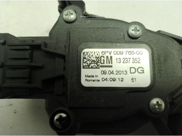 13237352 POTENCIOMETRO ACELERADOR OPEL INSIGNIA A (G09)|Desguaces La Cabaña