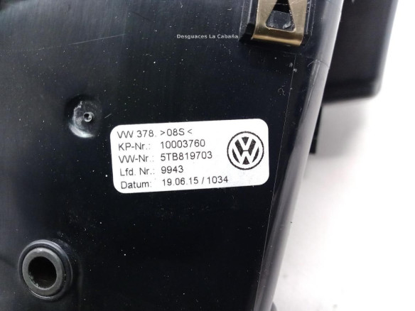 SinValor AIREADOR CENTRAL VW TOURAN (5T1) |Desguaces La Cabaña