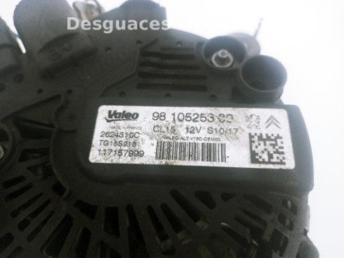 9810525380 ALTERNADOR PEUGEOT PARTNER Tepee |Desguaces La Cabaña