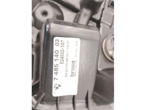 51337422880 ELEVALUNAS PUERTA LAT DEL DER BMW 7 (G11, G12)|Desguaces La Cabaña