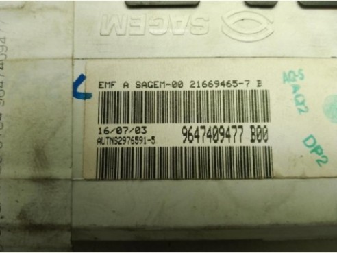9647409477, DISPLAY CITROEN C5 I (DC_)|Desguaces La Cabaña