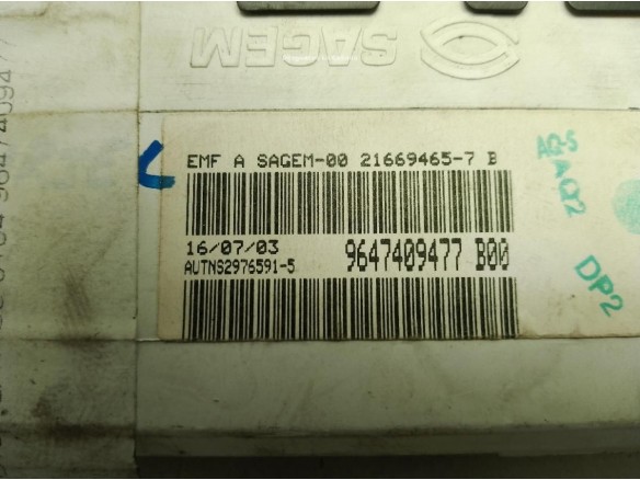 9647409477, DISPLAY CITROEN C5 I (DC_)|Desguaces La Cabaña