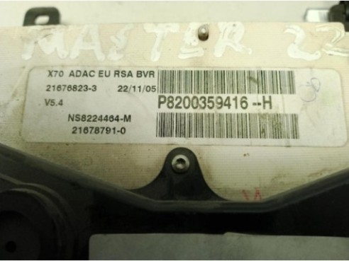8200359416H, CUADRO INSTRUMENTOS RENAULT MASTER II Furgón (FD)|Desguaces La Cabaña