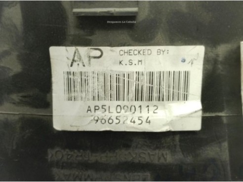 AP5L090112,96652454, CUADRO INSTRUMENTOS CHEVROLET AVEO Fastback (T250, T255)|Desguaces La Cabaña