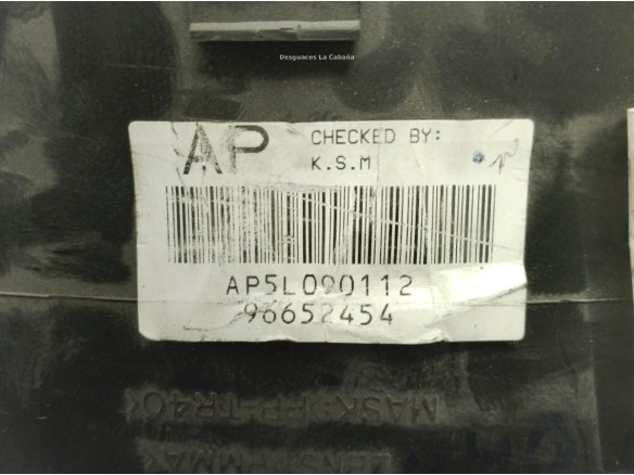 AP5L090112,96652454, CUADRO INSTRUMENTOS CHEVROLET AVEO Fastback (T250, T255)|Desguaces La Cabaña