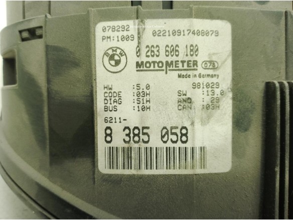8385058, CUADRO INSTRUMENTOS BMW 3 (E46)|Desguaces La Cabaña