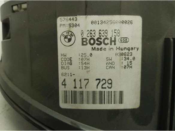 263639158, CUADRO INSTRUMENTOS BMW 3 (E46)|Desguaces La Cabaña