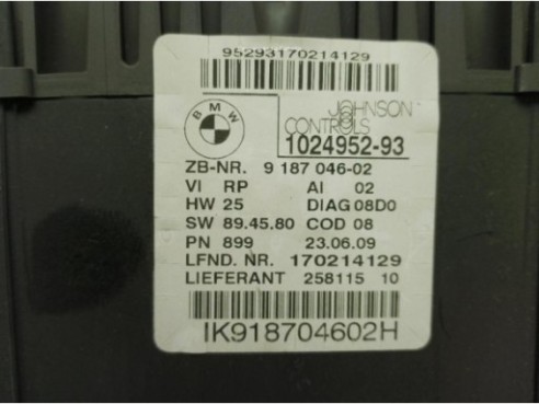 102495293, CUADRO INSTRUMENTOS BMW 1 (E87)|Desguaces La Cabaña