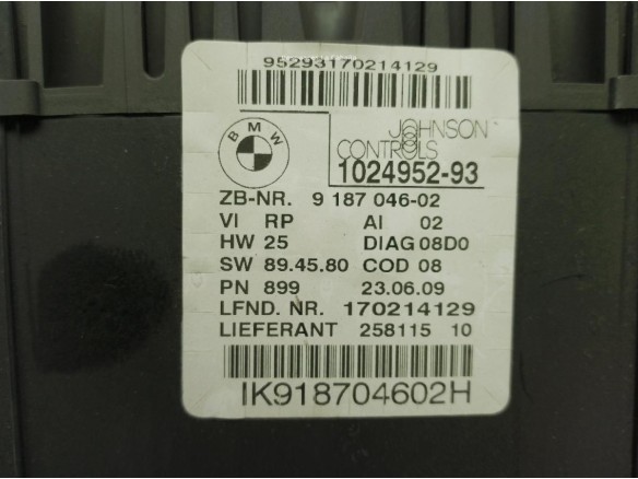 102495293, CUADRO INSTRUMENTOS BMW 1 (E87)|Desguaces La Cabaña