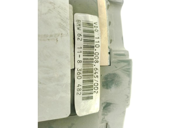 62118360482, CUADRO INSTRUMENTOS BMW 3 (E36)|Desguaces La Cabaña