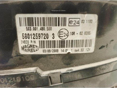 58012597203, CUADRO INSTRUMENTOS IVECO DAILY IV Furgón/ranchera familiar|Desguaces La Cabaña