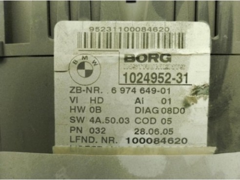 102495231, CUADRO INSTRUMENTOS BMW 1 (E87)|Desguaces La Cabaña