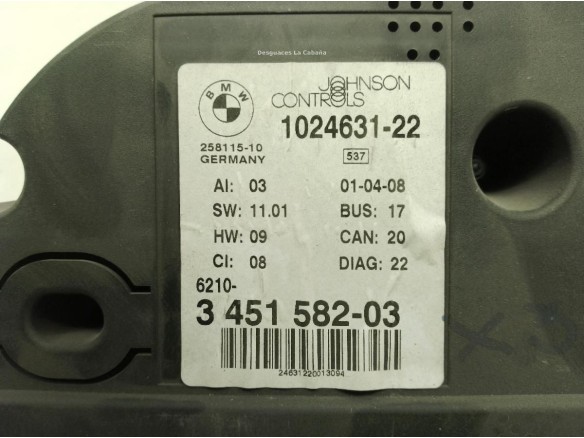 345158203, CUADRO INSTRUMENTOS VW CADDY III Furgón (2KA, 2KH, 2CA, 2CH)|Desguaces La Cabaña