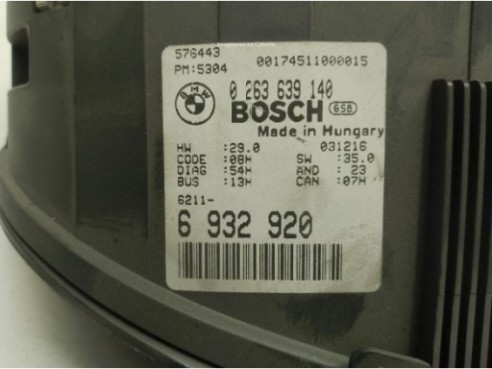 6932920, CUADRO INSTRUMENTOS BMW 3 Coupé (E46)|Desguaces La Cabaña