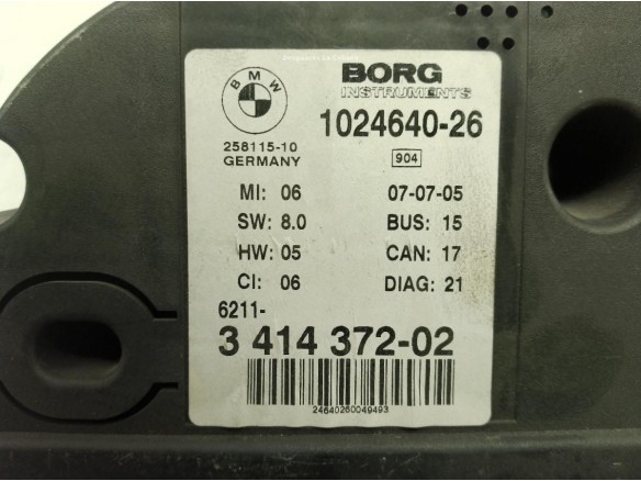 344832302, CUADRO INSTRUMENTOS VW CADDY III Furgón (2KA, 2KH, 2CA, 2CH)|Desguaces La Cabaña