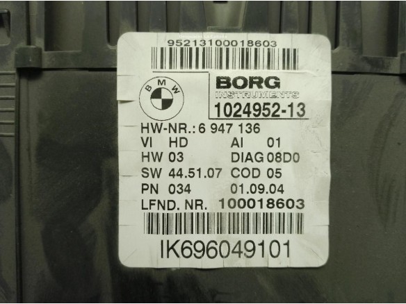 6947136, CUADRO INSTRUMENTOS BMW 1 (E87)|Desguaces La Cabaña