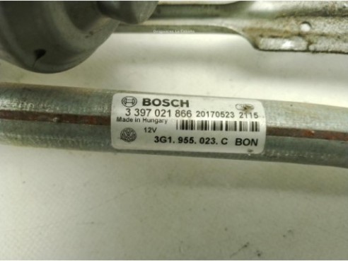 3G1955119A MOTOR LIMPIAPARABRISAS DEL VW PASSAT (3G2)|Desguaces La Cabaña