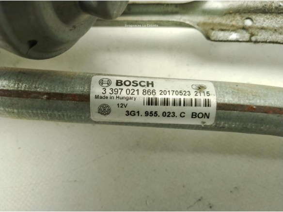 3G1955119A MOTOR LIMPIAPARABRISAS DEL VW PASSAT (3G2)|Desguaces La Cabaña