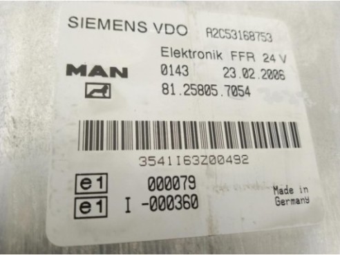 81258057054 A2C53168753  MODULO ELECTRONICO MAN TGA|Desguaces La Cabaña