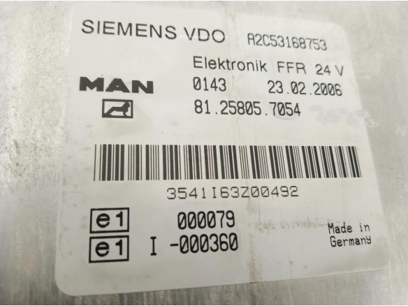 81258057054 A2C53168753  MODULO ELECTRONICO MAN TGA|Desguaces La Cabaña