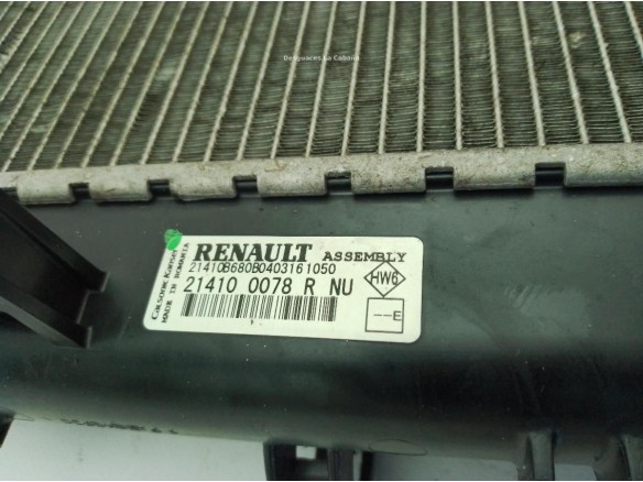  214100078R RADIADOR AGUA DACIA LODGY|Desguaces La Cabaña