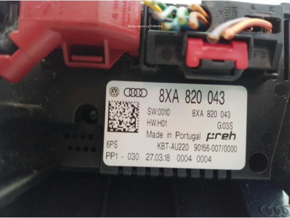 8XA820043  6PS MANDO CLIMA AUDI A1 (8X1, 8XK)|Desguaces La Cabaña