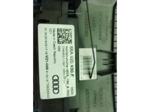 8XA920930F CUADRO INSTRUMENTOS AUDI A1 (8X1, 8XK)|Desguaces La Cabaña
