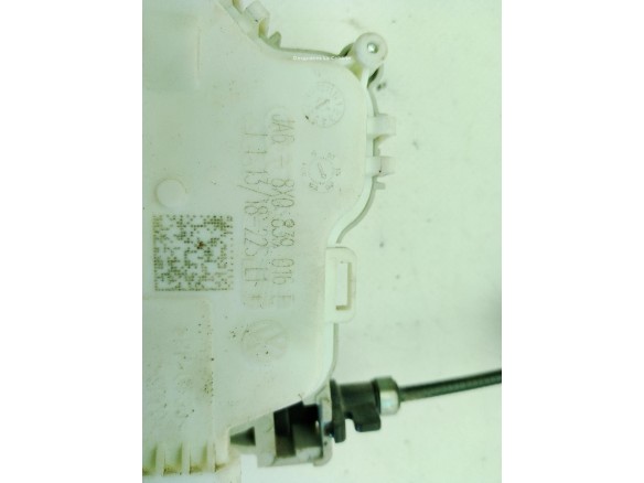 8X0839016E CERRADURA PUERTA LAT TRA DER AUDI A1 (8X1, 8XK)|Desguaces La Cabaña