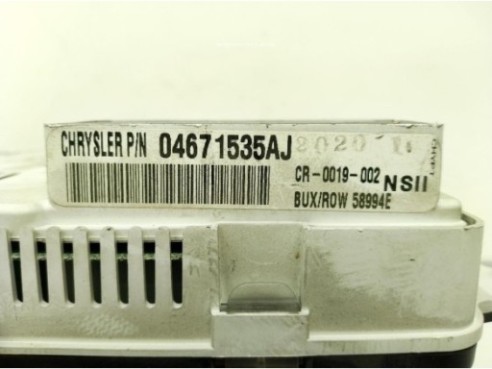 04671535AJ, CUADRO INSTRUMENTOS CHRYSLER PT CRUISER (PT_)|Desguaces La Cabaña