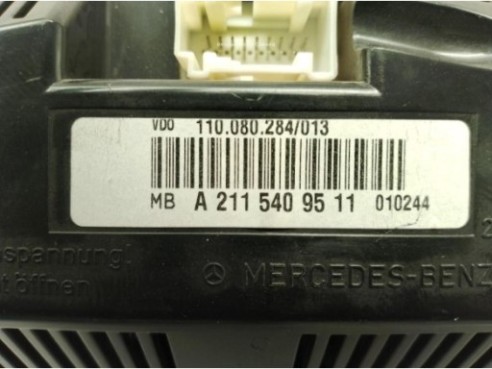 A2115409511, CUADRO INSTRUMENTOS MERCEDES BENZ CLASE E (W211)|Desguaces La Cabaña