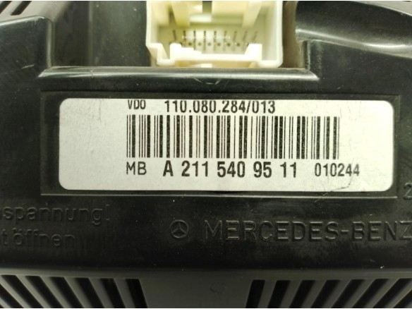 A2115409511, CUADRO INSTRUMENTOS MERCEDES BENZ CLASE E (W211)|Desguaces La Cabaña