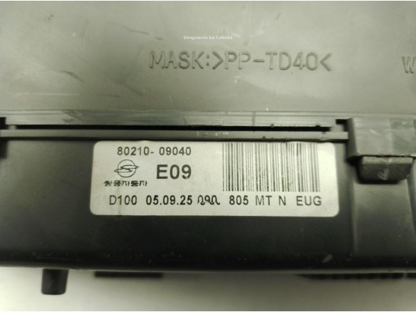 8021009040, CUADRO INSTRUMENTOS SSANGYONG KYRON|Desguaces La Cabaña