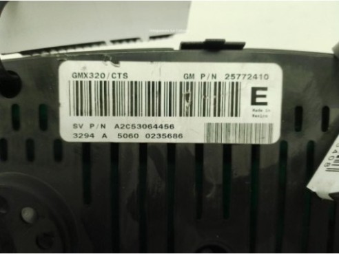 25772410E, CUADRO INSTRUMENTOS CADILLAC CTS|Desguaces La Cabaña