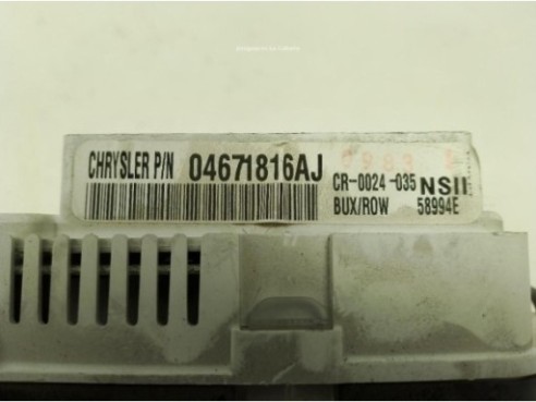 04671816AJ, CUADRO INSTRUMENTOS CHRYSLER PT CRUISER (PT_)|Desguaces La Cabaña