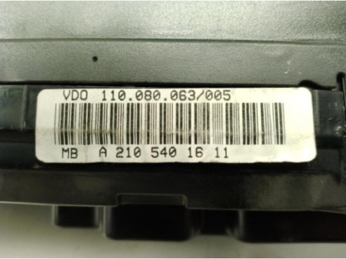 2105401611, CUADRO INSTRUMENTOS MERCEDES BENZ CLASE E (W210)|Desguaces La Cabaña