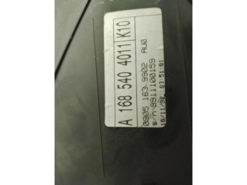 A1685404011, CUADRO INSTRUMENTOS MERCEDES BENZ CLASE A (W168)|Desguaces La Cabaña