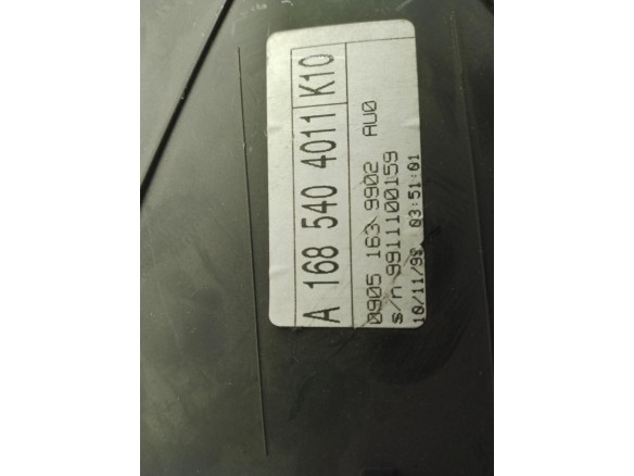 A1685404011, CUADRO INSTRUMENTOS MERCEDES BENZ CLASE A (W168)|Desguaces La Cabaña