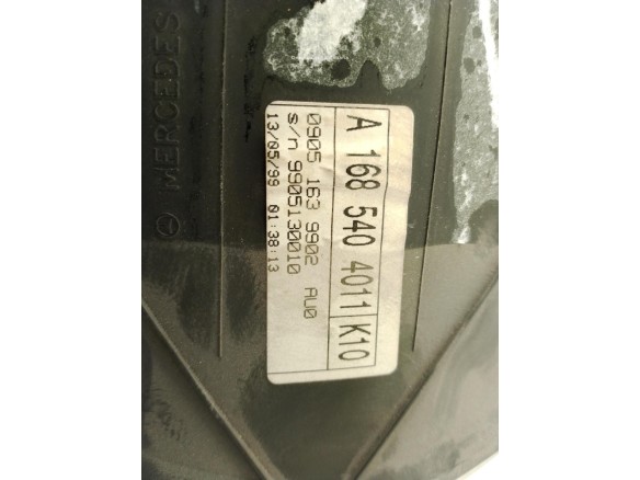A1685404011, CUADRO INSTRUMENTOS MERCEDES BENZ CLASE A (W168)|Desguaces La Cabaña